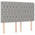 Vidaxl Box spring postelja z vzmetnico svetlo siva 140x200 cm blago
