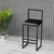 Atelier del Sofa Barska stolica Nordic Black 118BRN1172, Crna