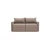 Atelier del Sofa Dvosed na razvlačenje Saros, 155x72x110cm, Svetlosivi