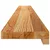 Prozorske klupice 2 kom svijetlosmeđe 140x15x2 cm masivne hrast