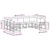 Set vanjskih sofa s jastukom 9 pcs Bijela i antracit