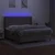 Vidaxl Box spring postelja z vzmetnico LED taupe 180x200 cm blago
