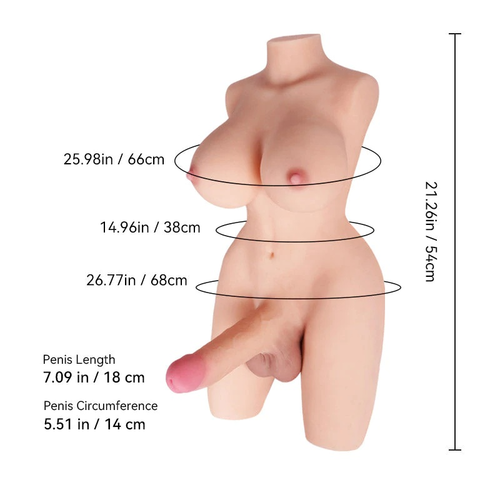 Tantaly Sarina 9.2kg Shemale Big Penis Sex Torso Doll