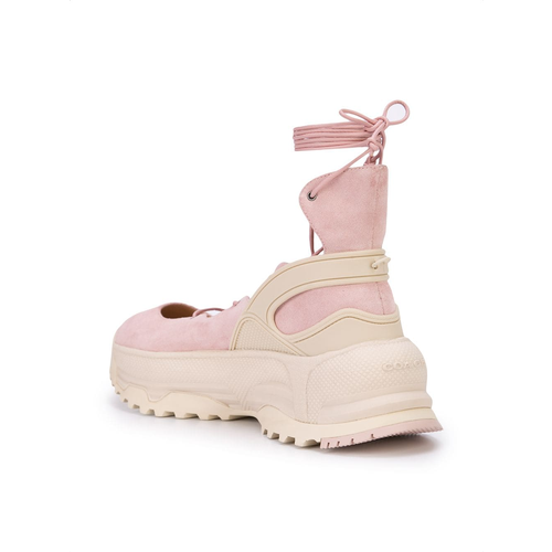 Coach lace up ballerina sneakers women Pink Idealno.ba