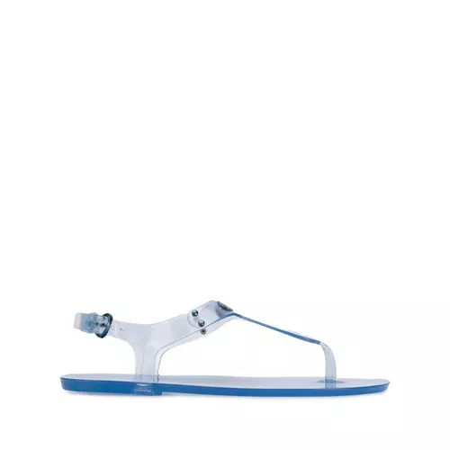Michael kors store blue jelly sandals