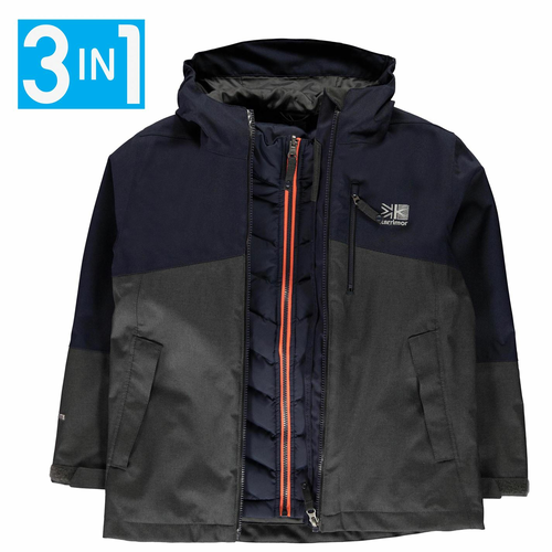 Jakna Karrimor Merlin 3in1 Jacket Junior Plava Jeftinije.hr