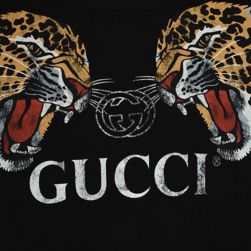 Gucci children's 2025 sweatshirt with leopards