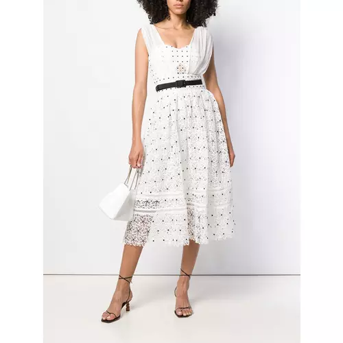 knee length dresses for ladies HIBISCUS MAXI DRESS FLAME main image 1