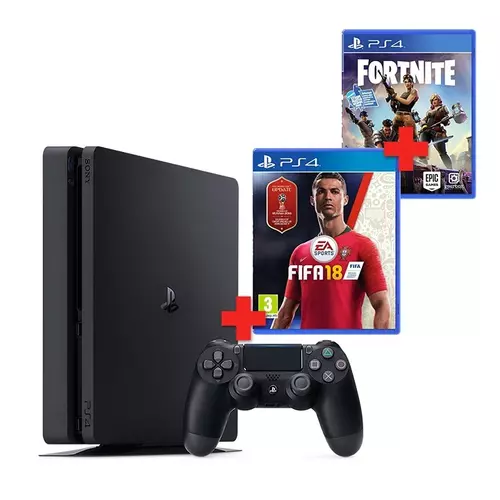 Konzola Playstation 4 500GB Black Slim Fortnite Playstation 4