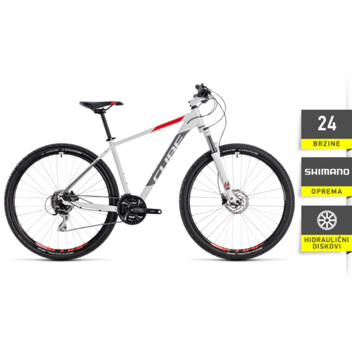 Cube aim race white n red sale