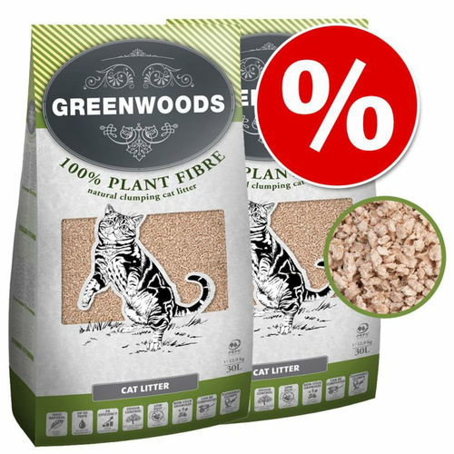 Greenwoods clumping cat litter discount