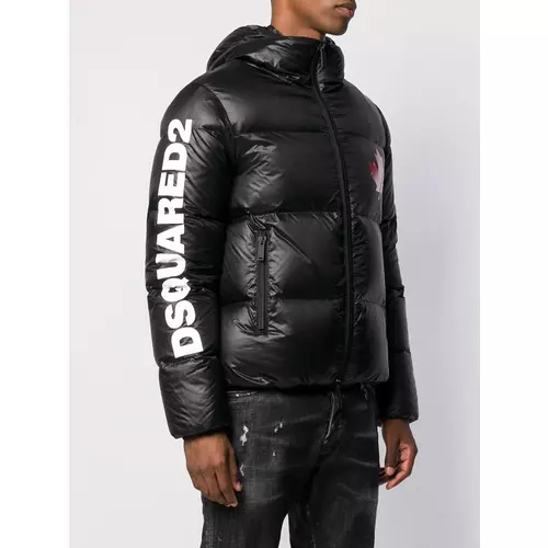 Dsquared2 leaf print padded jacket outlet