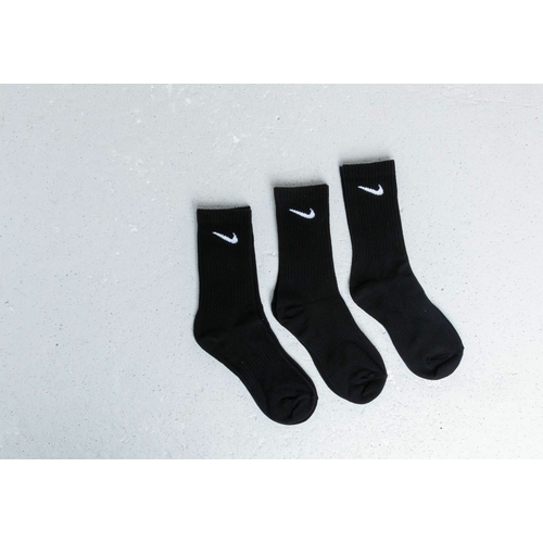 Nike 3 Pack Everyday Lightweight Crew Socks Black SX7676 010