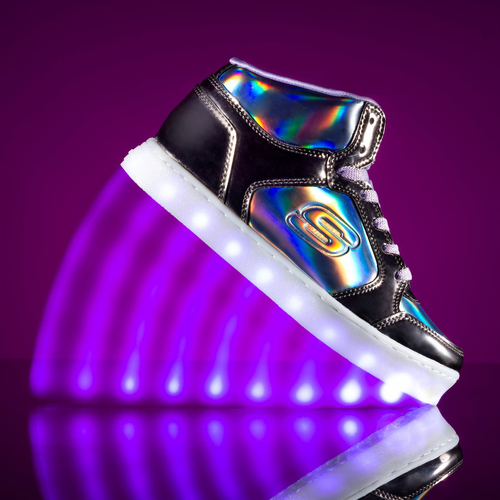 Skechers energy top lights gunmetal