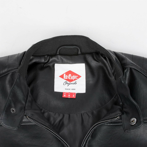 Lee Cooper PU Biker Jacket Mens Jeftinije.hr