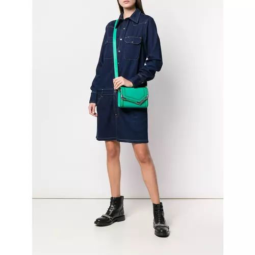 Karl lagerfeld rocky saffiano shoulder bag best sale