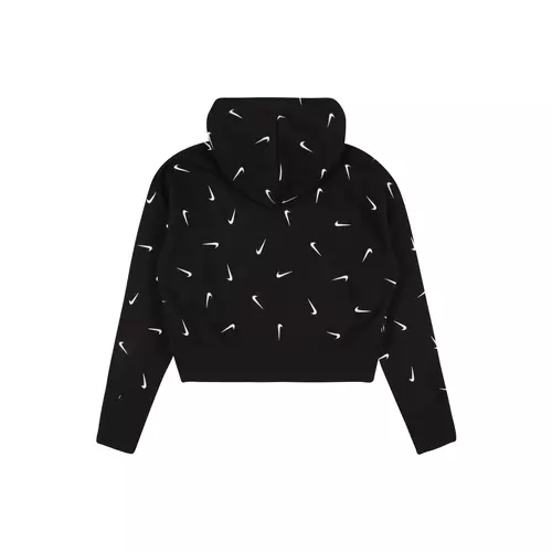 Nike G NSW CROP HOODIE AOP de ji duks crna CZ2566 Idealno.rs