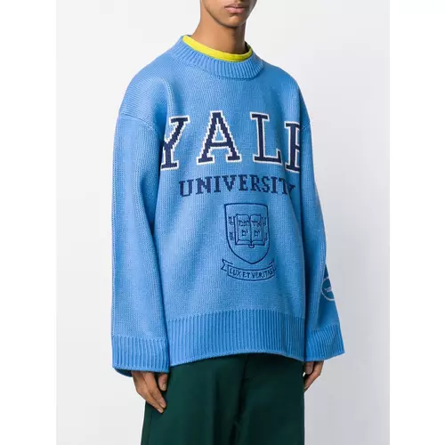 Calvin Klein 205W39nyc Yale University sweater men Blue