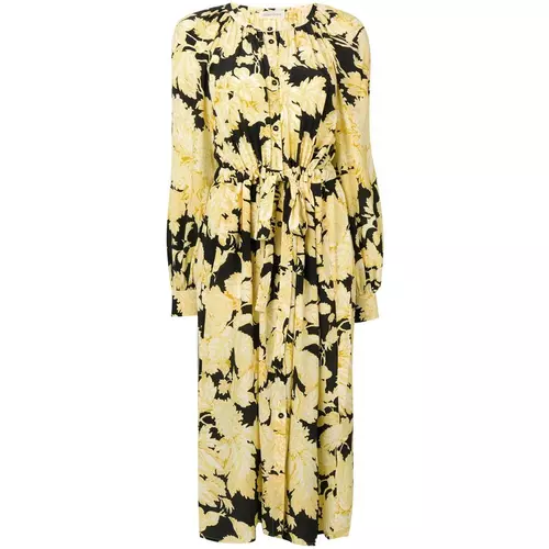 Stine Goya Lydia floral print dress women Yellow Idealno.ba