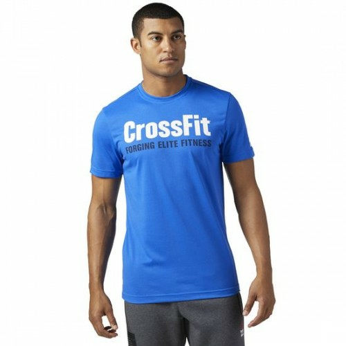 Reebok Crossfit Speedwick F.E.F. Graphic majica modra Ceneje.si
