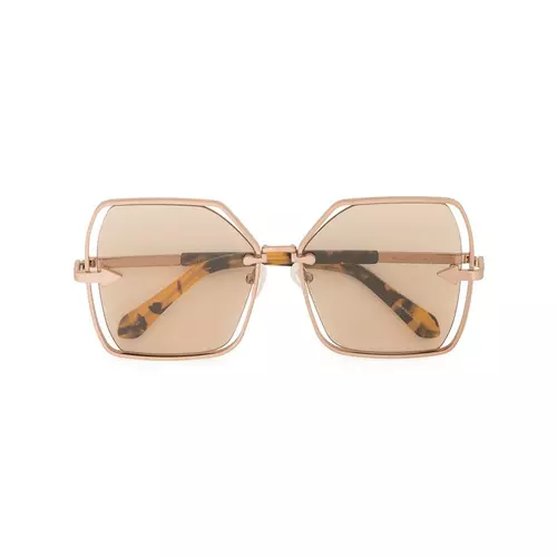 Karen Walker Nirvana oversized frame sunglasses unisex Brown