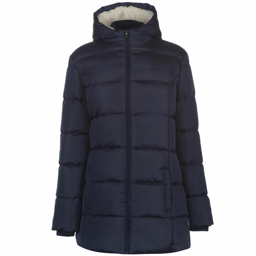 Jakna Lee Cooper Long Padded Jacket Ladies Plava Jeftinije.hr