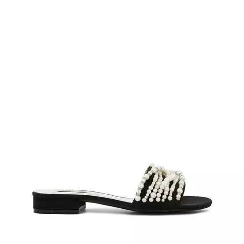 Badgley Mischka Florentina slide sandals women Black