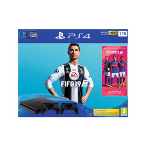 Playstation 4 slim online 1tb 2 dualshock