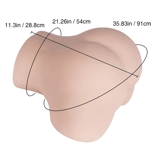 jiggly sex doll Ruby Big Ass Sex Doll Torso