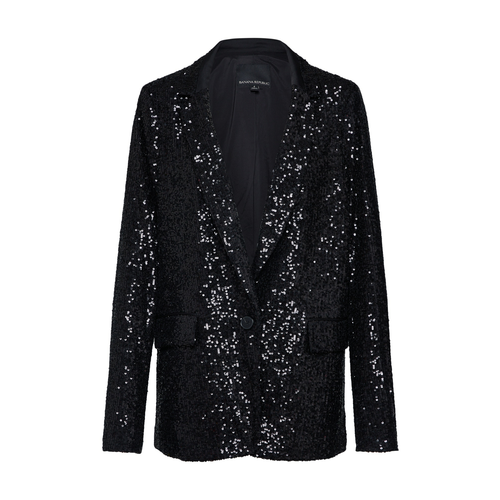 Drapey hot sale sequin blazer