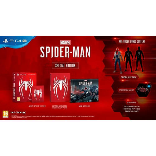 Ps4 spiderman special edition hot sale
