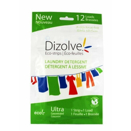 Dizolve detergent za pranje perila v lističih, 12 kosov 