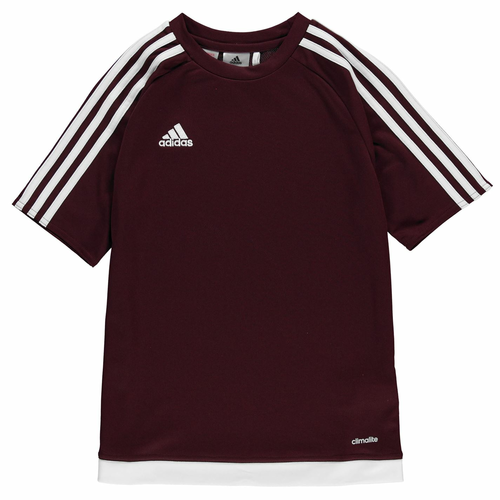 adidas 3 stripe estro t shirt junior