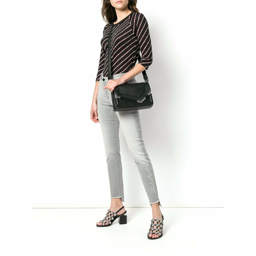 Karl lagerfeld rocky saffiano shoulder bag best sale