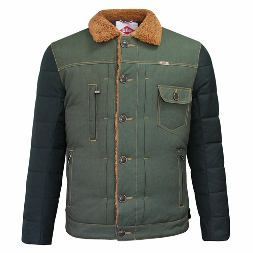 Lee cooper sherpa contrast jacket mens deals