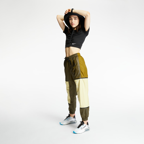 Nike Sportswear Woven Pants Olive Flak Tea Tree Mist White CU6395 368 Jeftinije.hr