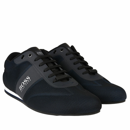 Tenisice BOSS ATHLEISURE Lighter Low Mesh Trainers Plava