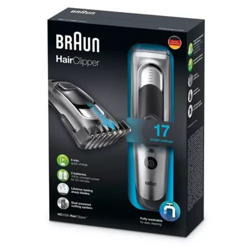 Braun hair clearance clipper hc5090