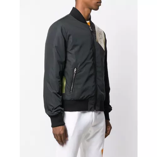 Dolce and gabbana logo tape bomber jacket best sale