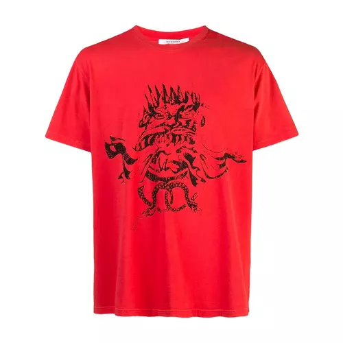 Givenchy monster print T shirt men Red Idealno.ba