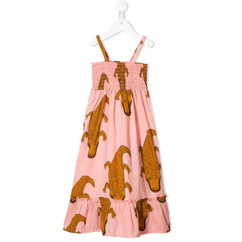 mini rodini crocodile dress Mini Rodini - crocodile motif dress - kids - Pink