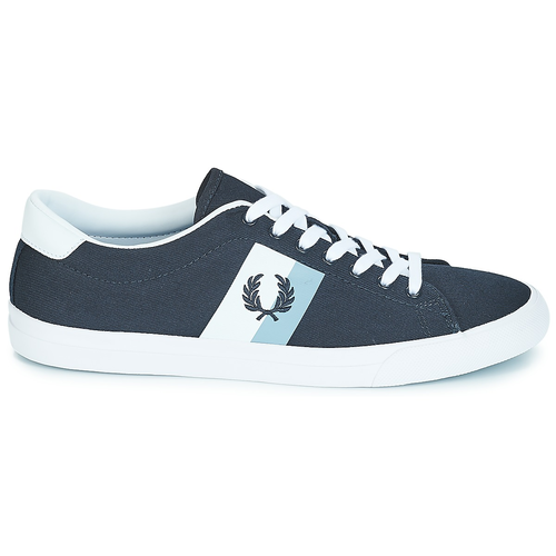 Fred Perry Niske tenisice UNDERSPIN PLASTISOL TWILL Blue
