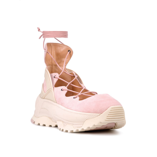Coach lace up ballerina sneaker store