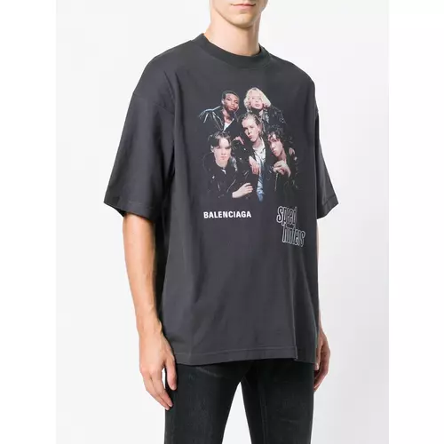Balenciaga Speedhunters Boyband printed T shirt men Grey Idealno.ba