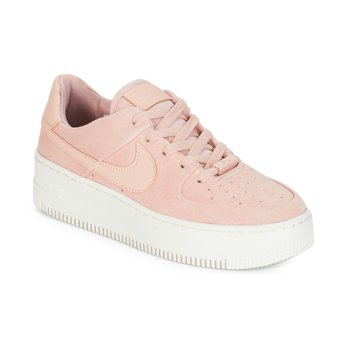 Nike air force 1 sage roze store