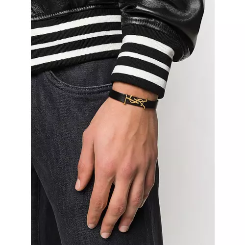 Saint Laurent YSL bracelet men Black Idealno.ba