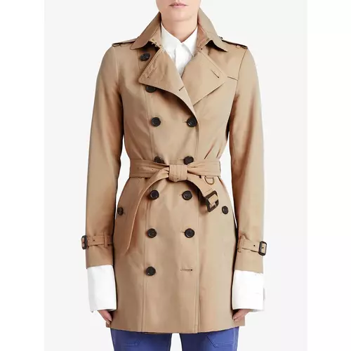 Burberry Sandringham Mid length Trench Coat women Neutrals