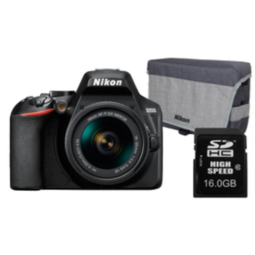 Nikon D3500 fotoaparat kit 18 55mm VR objektiv Nikon torba