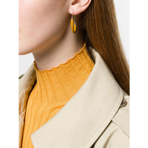 Maria Black-Serendipity Medium Color Pop hoop earrings-women-Gold 