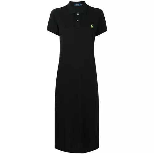 polo dress black